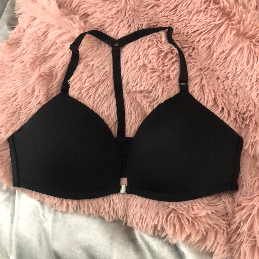 Gap, 36B, Black Racer Back Bra